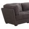 Mike Sectional Sofa 6Pc in Grey Fabric