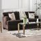 Brynlee Sofa SM6410 in Chocolate Chenille Fabric w/Options