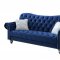 U4422 Sofa in Navy Velvet by Global w/Options