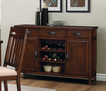 Santos 8079-40 Server in Natural Brown by Homelegance [HEBU-8079-40 Santos]