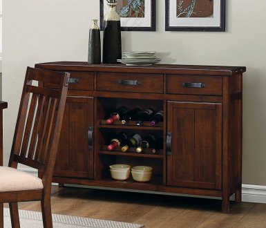 Santos 8079-40 Server in Natural Brown by Homelegance