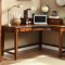 Jacqueline 800594 Corner Desk in Warm Amber by Coaster