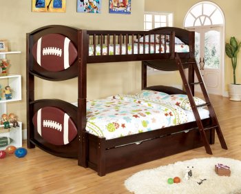 CM-BK066-FBLL-F Olympic V Twin/Full Bunk Bed with Options [FAKB-CM-BK066-FBLL-F Olympic V]