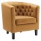 Prospect Loveseat & Chair Set Cognac Velvet by Modway w/Options