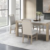 D1321DT Dining Room Set 5Pc Natural & Marble by Global w/Options