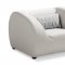 Beige Fabric Modern Living Room Sofa w/Optional Chairs