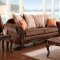 Bechet Sofa SM7625 in Brown Fabric w/Options