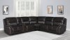 Jeremy Motion Sectional Sofa 609700 in Dark Brown by Coaster