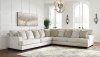 Rawcliffe Sectional Sofa 19604 in Parchment Fabric by Ashley