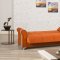 Metro Life Sofa Bed in Orange Fabric by Casamode