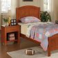 F9206 Oak Wood Kids Twin 3Pc Bedroom Set by Boss w/Options