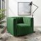 Conjure Sofa in Emerald Velvet Fabric by Modway w/Options