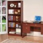 Cherry Finish Modern Writing Desk w/5 Drawers & Optional Items