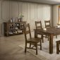 Kristen 5Pc Dining Room Set CM3060T in Rustic Oak w/Options