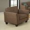 504151 Lilian Sofa & Loveseat in Brown Fabric by Coaster