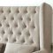 Alcacer Accent Loveseat Bench CM-BN6223 in Beige Fabric