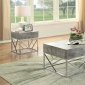 Burgo Coffee Table & End Table 3Pc Set 84575 Faux Marble by Acme