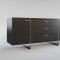 MD707 Greenwich Sideboard in Wenge by Modloft w/Steel Legs