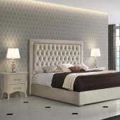 Adagio Bedroom in Ivory by ESF w/Storage Bed & Options