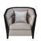 Zemocryss Chair 54237 in Beige Fabric by Acme