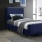 Zara Bed in Navy Velvet by Meridian w/Options