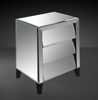 Roanoke Modern Mirrored Nightstand by VIG [VGNS-Roanoke]