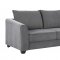 U9196 Sofa & Loveseat Set in Gray Chenille by Global w/Options