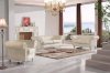 287 Sofa in Ivory Half Leather by ESF w/Options