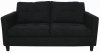 Black Fabric Modern Sofa & Loveseat Set w/Optional Items