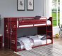 Cargo Twin/Twin Bunk Bed 38280 in Red by Acme