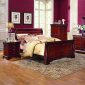 Versaille Bedroom Set 5Pc 1040 in Bordeaux by NCFurniture