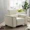 U9460 Sofa in Blanche White Leather Gel by Global w/Options