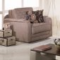 Verona Redeyef Brown Loveseat Convertible by Istikbal w/Options