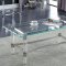 Beaumaris Coffee Table CM4164 in Chrome & Glass w/Options