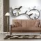 Truffle Microfiber Living Room w/Wooden Frame & Sleeper Sofa