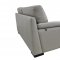 Morris Sofa Set 3Pc in Light Grey Full Leather by VIG