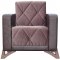 Venedik Sofa Bed in Brown Fabric by Casamode w/Options