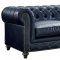 Durango Sofa TOV-S38 in Rustic Navy Blue Leather - TOV Furniture