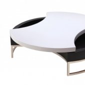 535C Coffee Table in Black & White by American Eagle