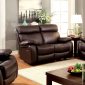 Myrtle Reclining Sofa CM6193 in Brown Leather Match w/Options