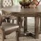 Orianne Round Dining Table 63785 in Antique Gold Acme