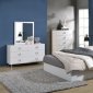 Perse Bedroom Set 5Pc BD00548Q in White by Acme w/Options