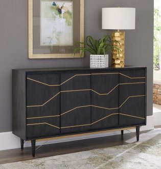 951009 Accent Cabinet in Graphite by Coaster