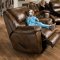 Catnapper Toast Bonded Leather Match Motion Transformer Sofa Set