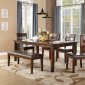 Mantello 5Pc Dining Set 5547-78 - Cherry - Homelegance w/Options