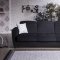 Aspen Talin Black Sofa Bed in Fabric by Sunset w/Options