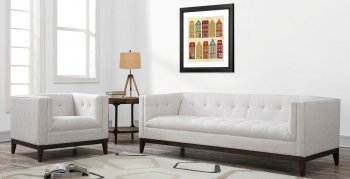 Gavin Sofa TOV-S37S in Beige Linen by TOV Furniture w/Options [TVS-TOV-S37S-Gavin Beige]