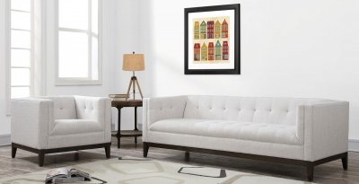 Gavin Sofa TOV-S37S in Beige Linen by TOV Furniture w/Options