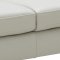 Constantin Sofa in Light Grey Leather by J&M w/Options