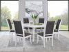 Judd Dining Set 5Pc 109330 in Pearl White by Coaster